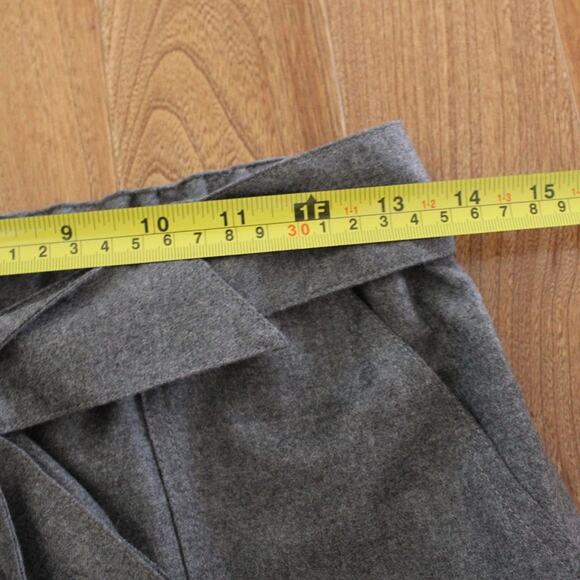 NWT Bonpoint Women's Virgin Wool Gray Shorts Belted Gustavey Style 36 (US 4) - Picture 7 of 9